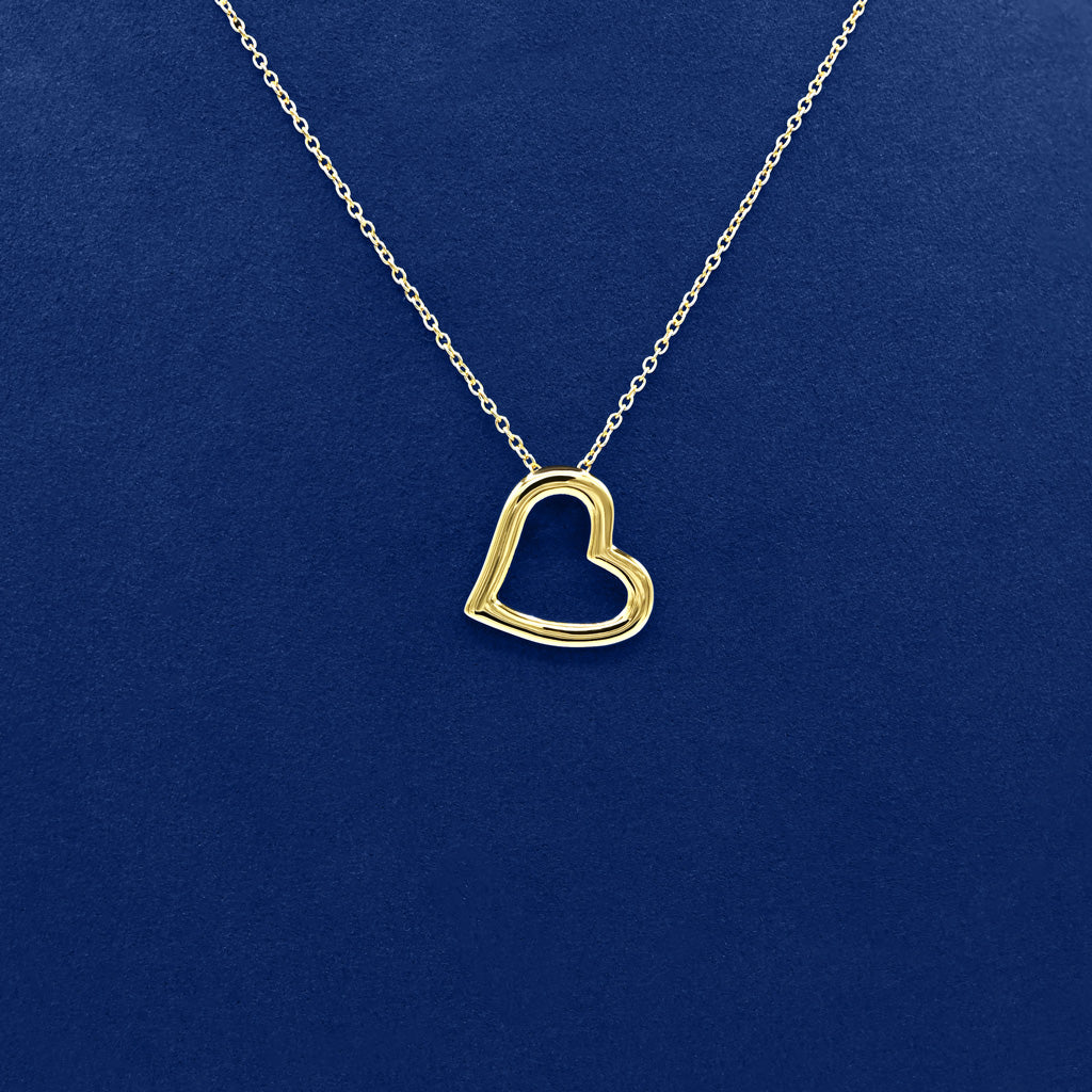 Small Gold Heart Pendant