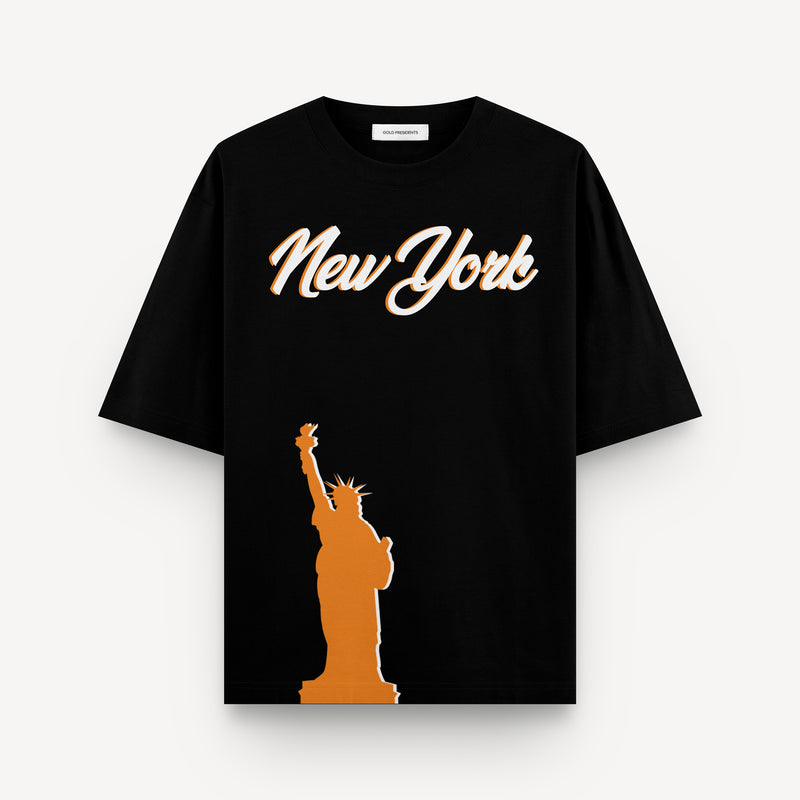 Gold Presidents T Shirt S New York Graphic Cotton T-Shirt