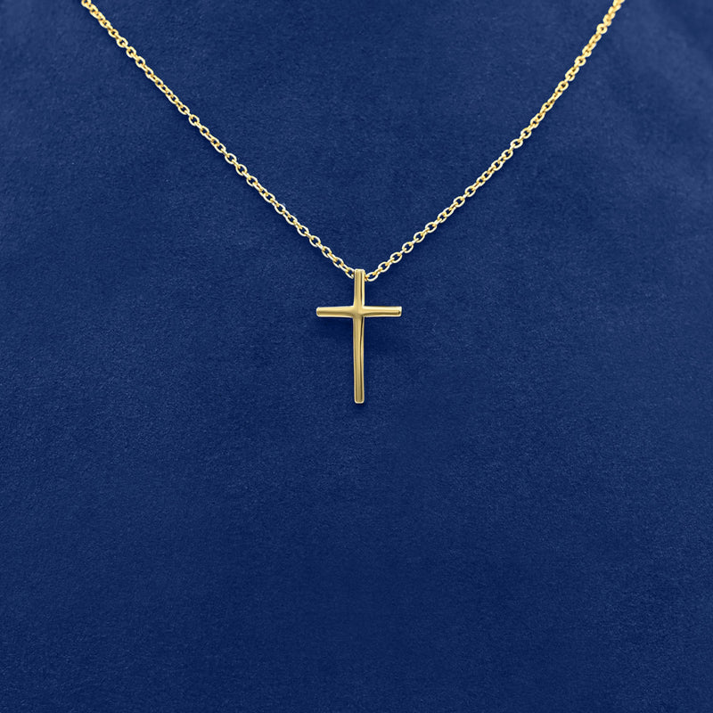 Gold Mini Skinny Cross