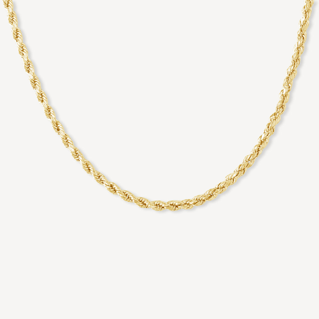 10K Gold Rope Chain 4mm