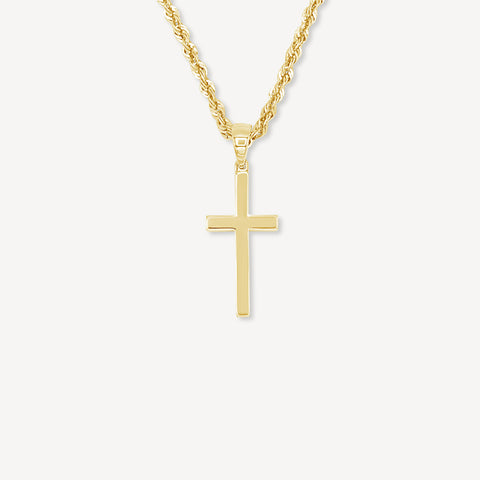 10K Small Gold Cross