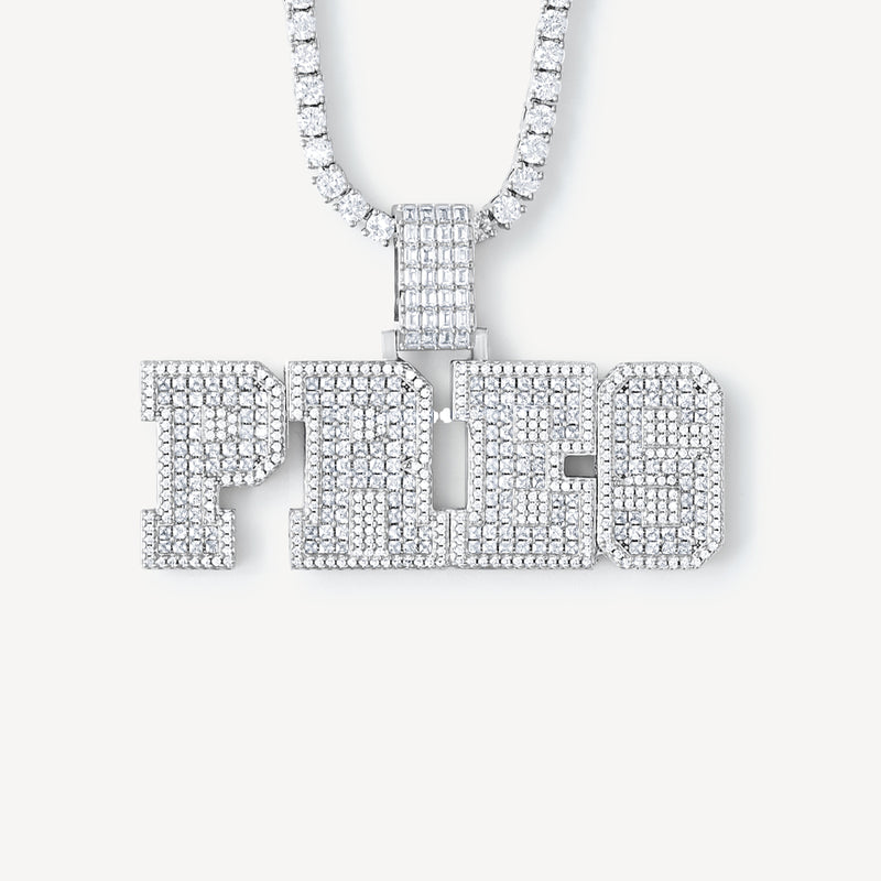 Gold Presidents Custom Name Necklace Custom Varsity Name Necklace