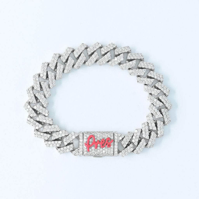 Gold Presidents Custom VVS Diamond Bracelet Custom Diamond Prong Cuban Link Bracelet - VVS, VS, SI - (Consultation Deposit)