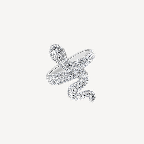 Bague Serpent en Or Blanc