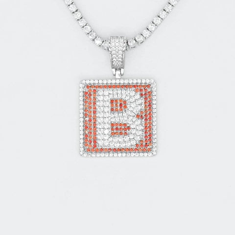 Pendentif Emoji glacé rouge Big B