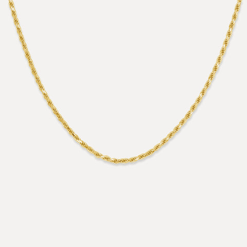 Premium Gold Rope Chain - 2.5mm