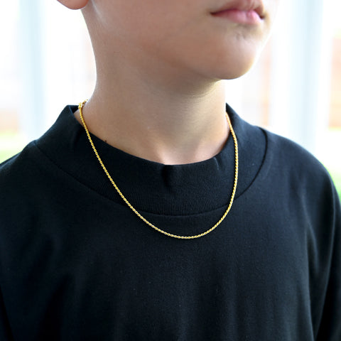 Kids Gold Rope Chain 1.5mm