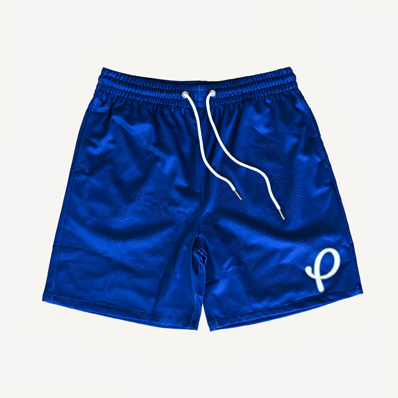 Short Pres Mesh Bleu Royal