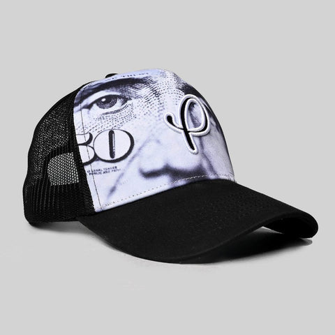 Casquette de camionneur Pres Money noire