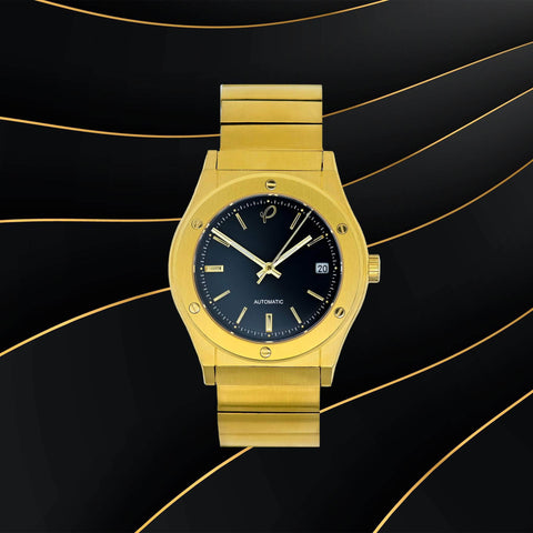 The Classic Gold 38mm Watch - Black