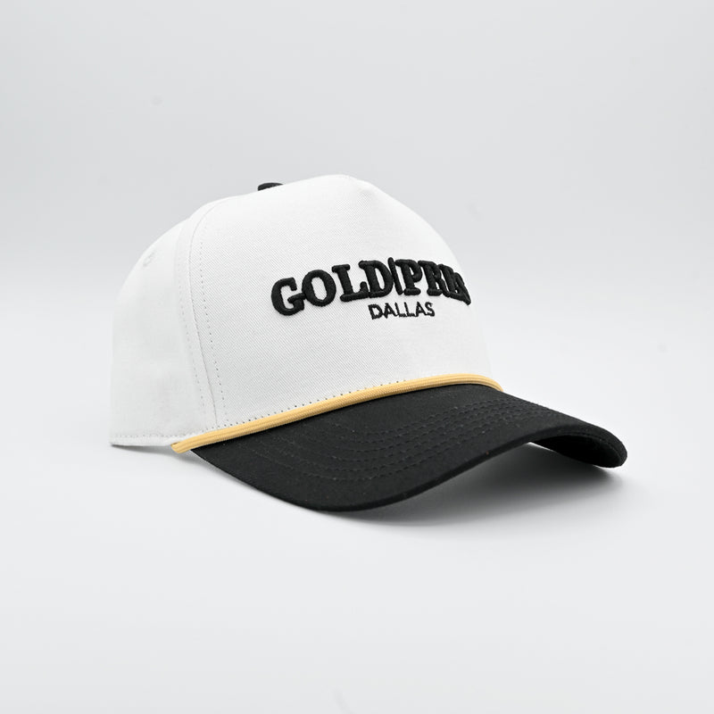 Gorra Snapback Gold Pres Dallas Classic Blanco/Negro