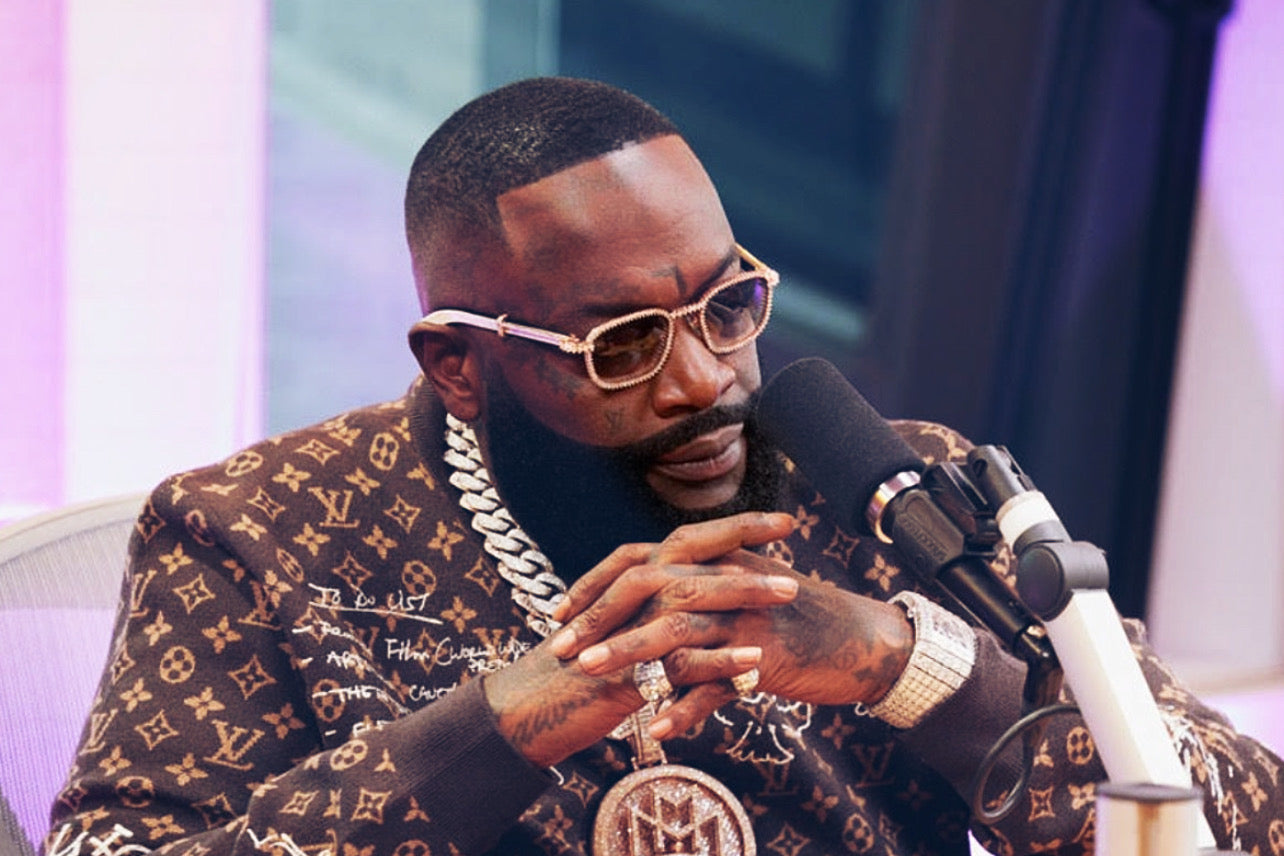 Rick Ross Rapper Chains Rick Ross' Cannabis Partner Surprises Him with $130k Worth of Jewelry ...