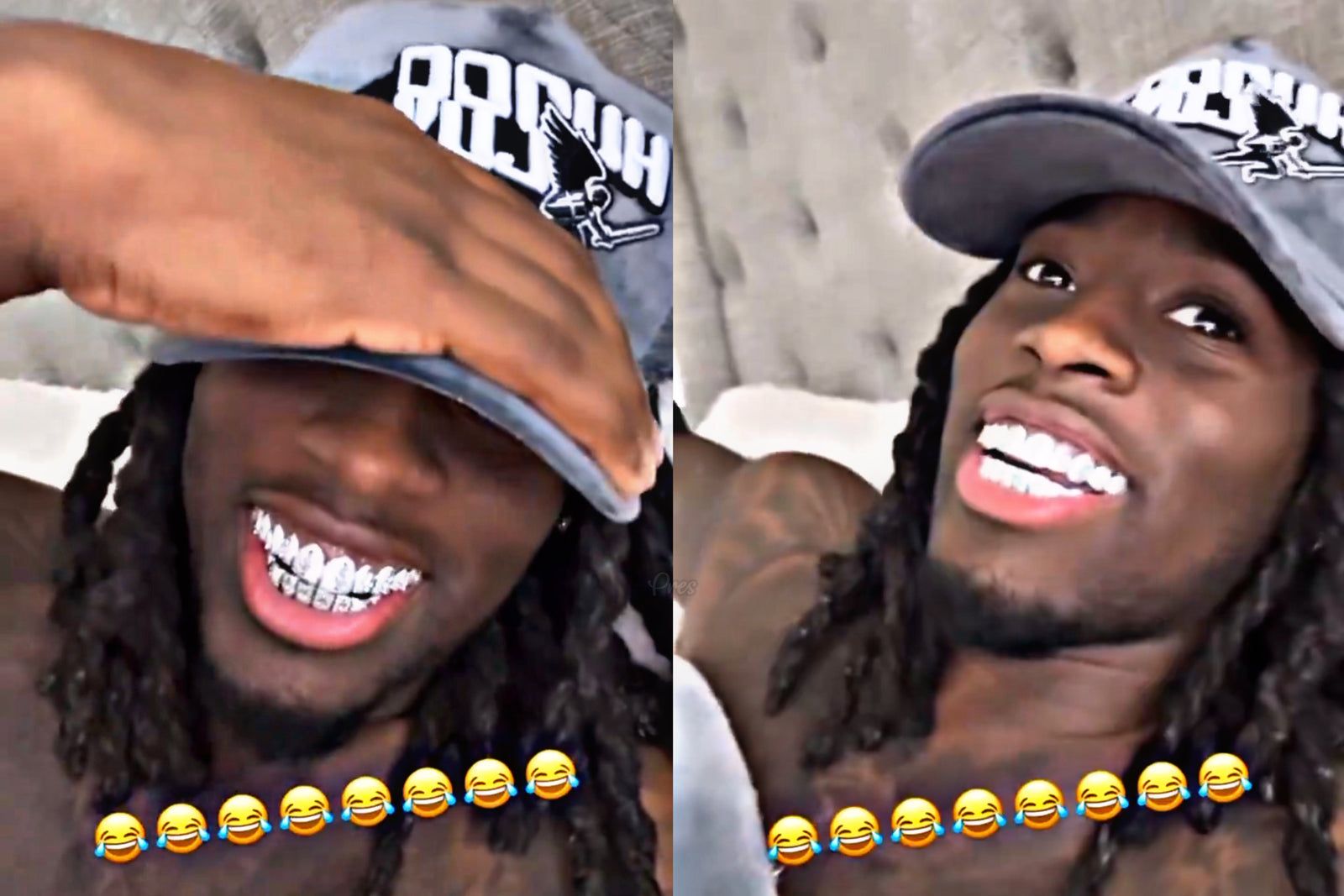 Kai Cenat Shows Off His New $50,000 Grills in Dazzling Display - Gold Presidents