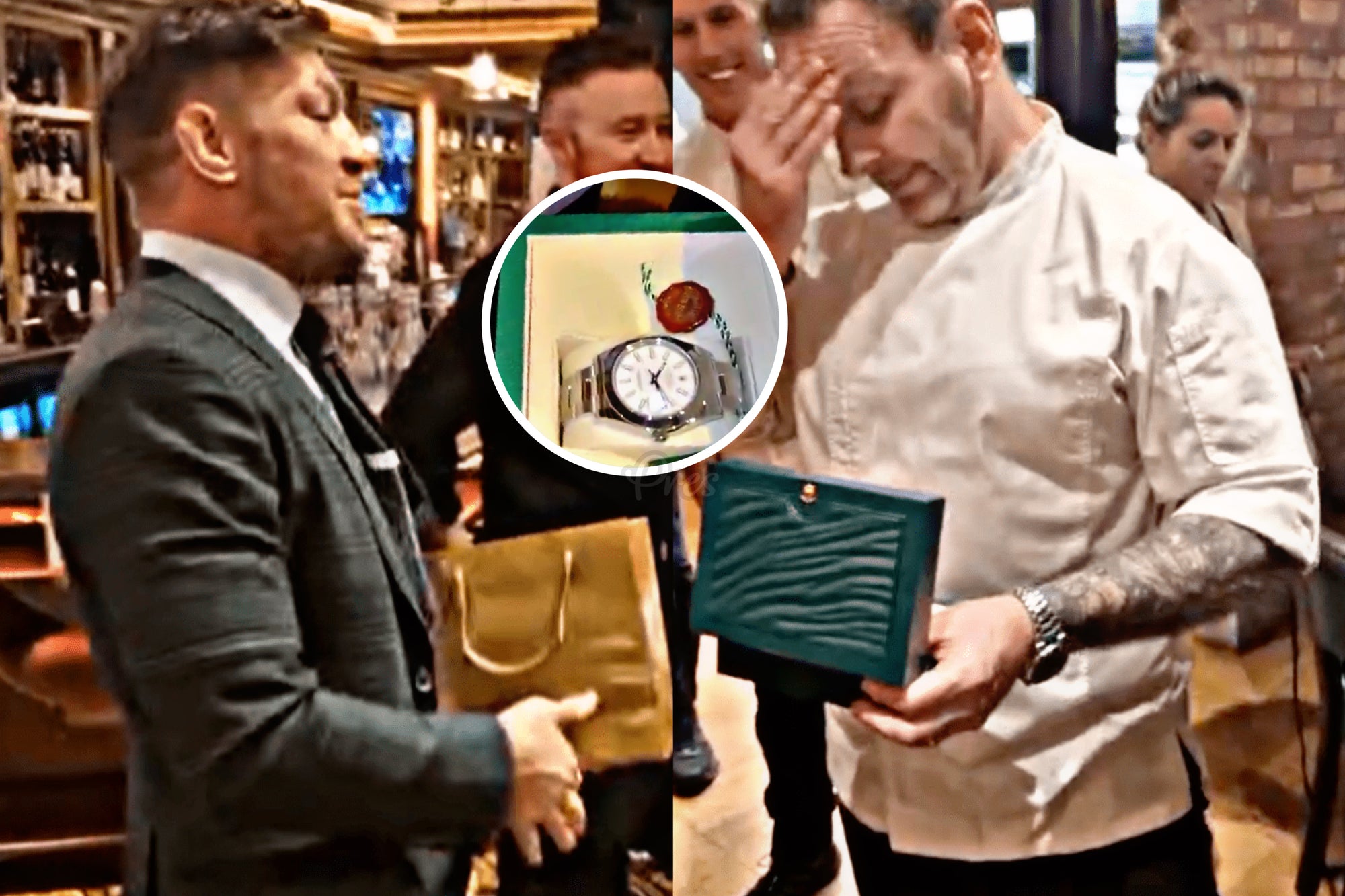 Conor McGregor Surprises Head Chef on His 50th Birthday with a Rolex: 'Appreciate You'
