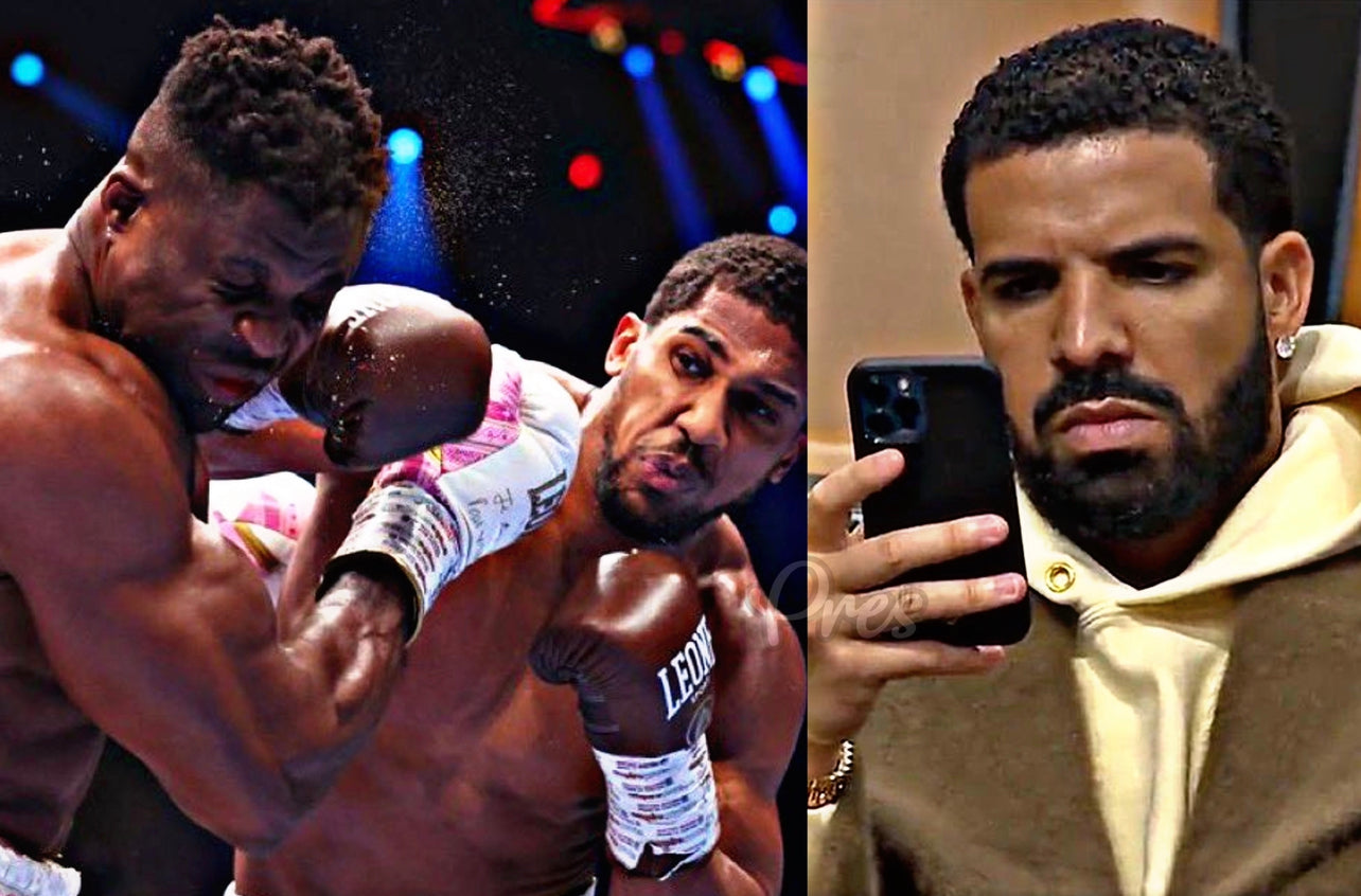Drake Places $615,000 Bet Backing Francis Ngannou in Anthony Joshua Fight - Pres