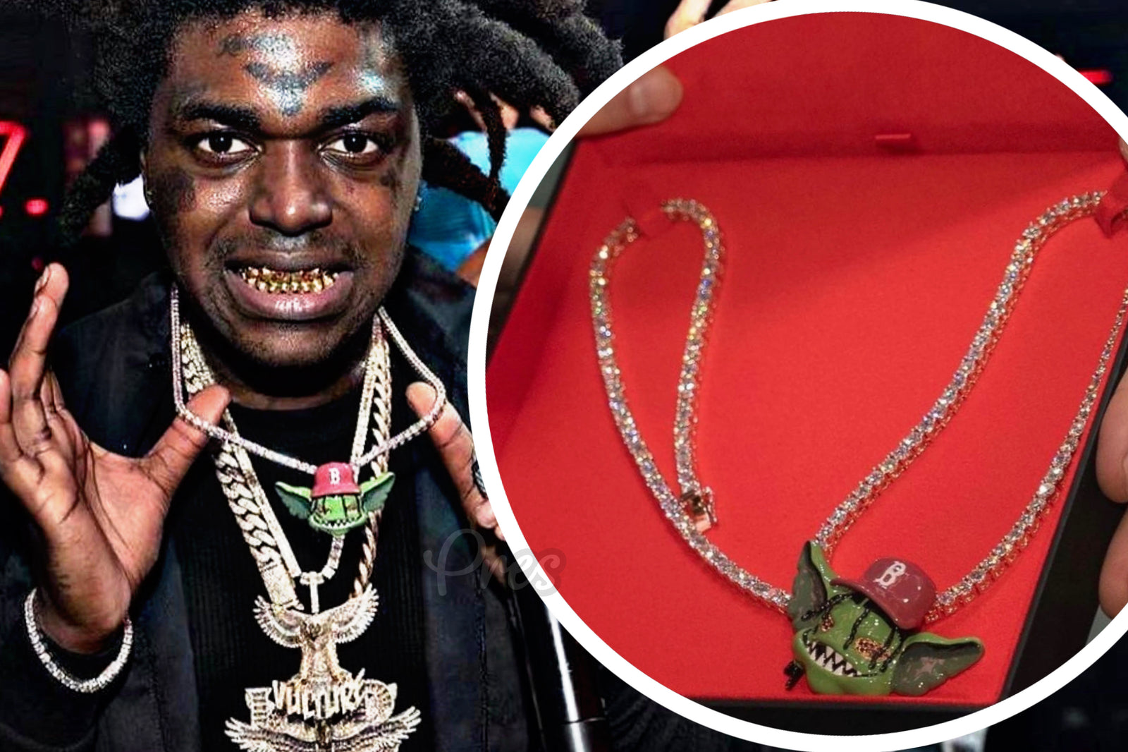 Gremlin Chain Kodak Black Receives Special Glow-in-the-Dark