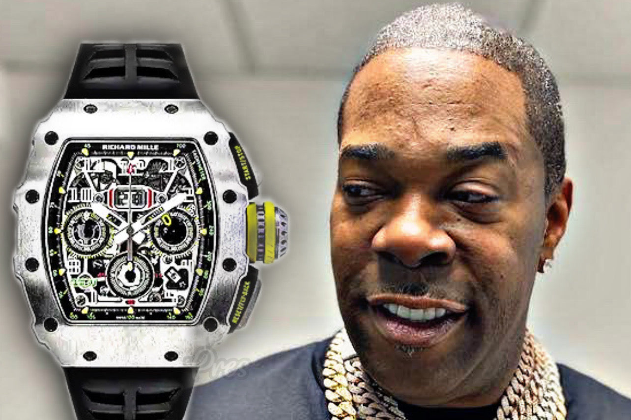 Busta Rhymes Spotted Wearing Legendary Richard Mille Wristwatch Pres