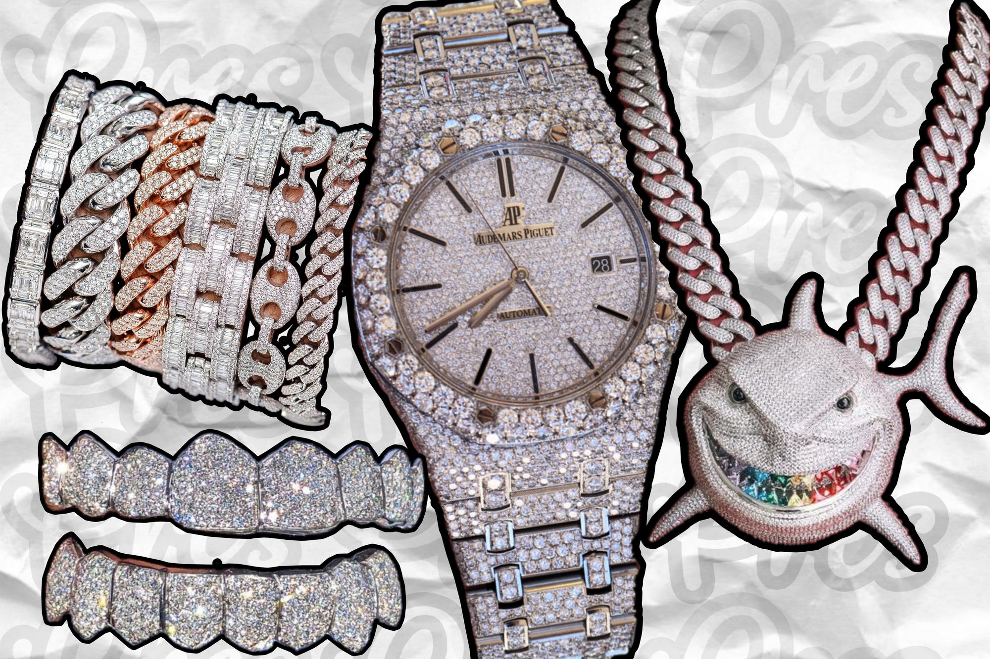 Hip Hop Jewelry Collection: Find Your Bling - Pres