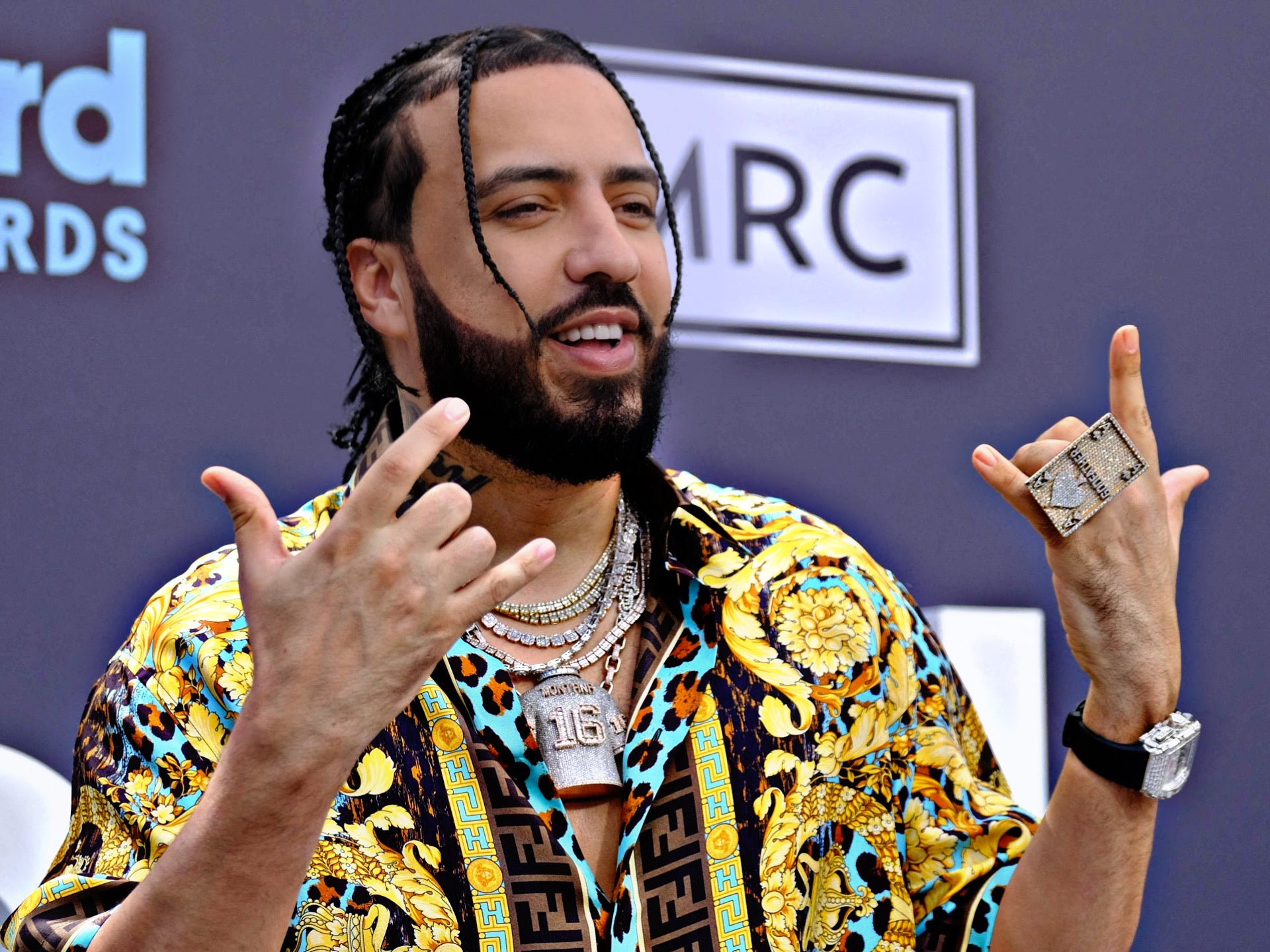 French Montana Shines at the 2023 GQ Men of the Year Event with His Richard Mille Timepiece | Gold Presidents
