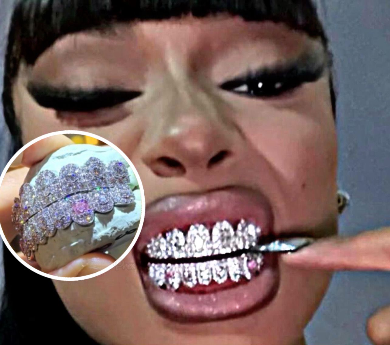 Watch: Megan Thee Stallion Unveils Stunning New Grillz