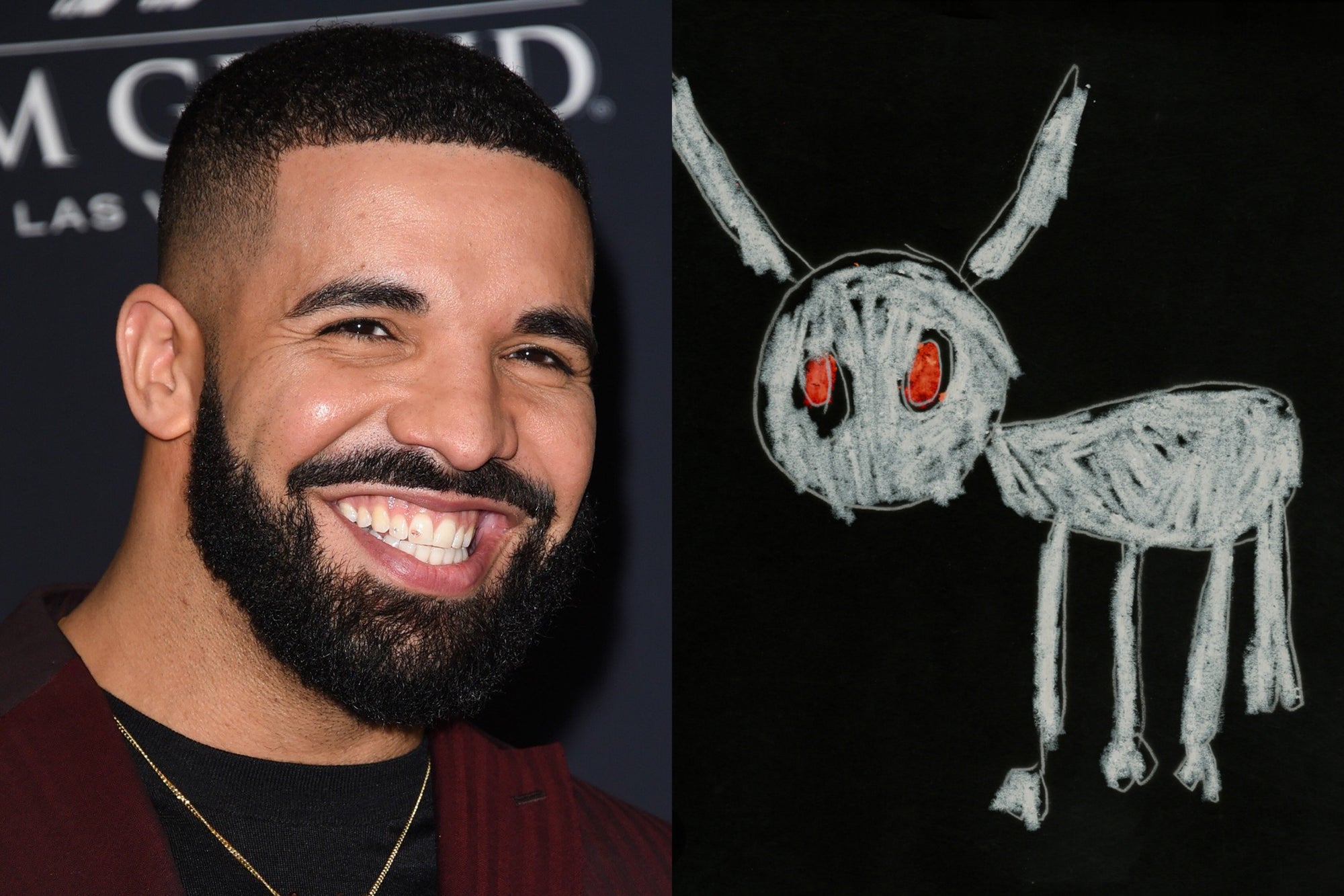 Drake Celebrates Album Release "For All The Dogs" with New 18-Carat Dog Bone Chain