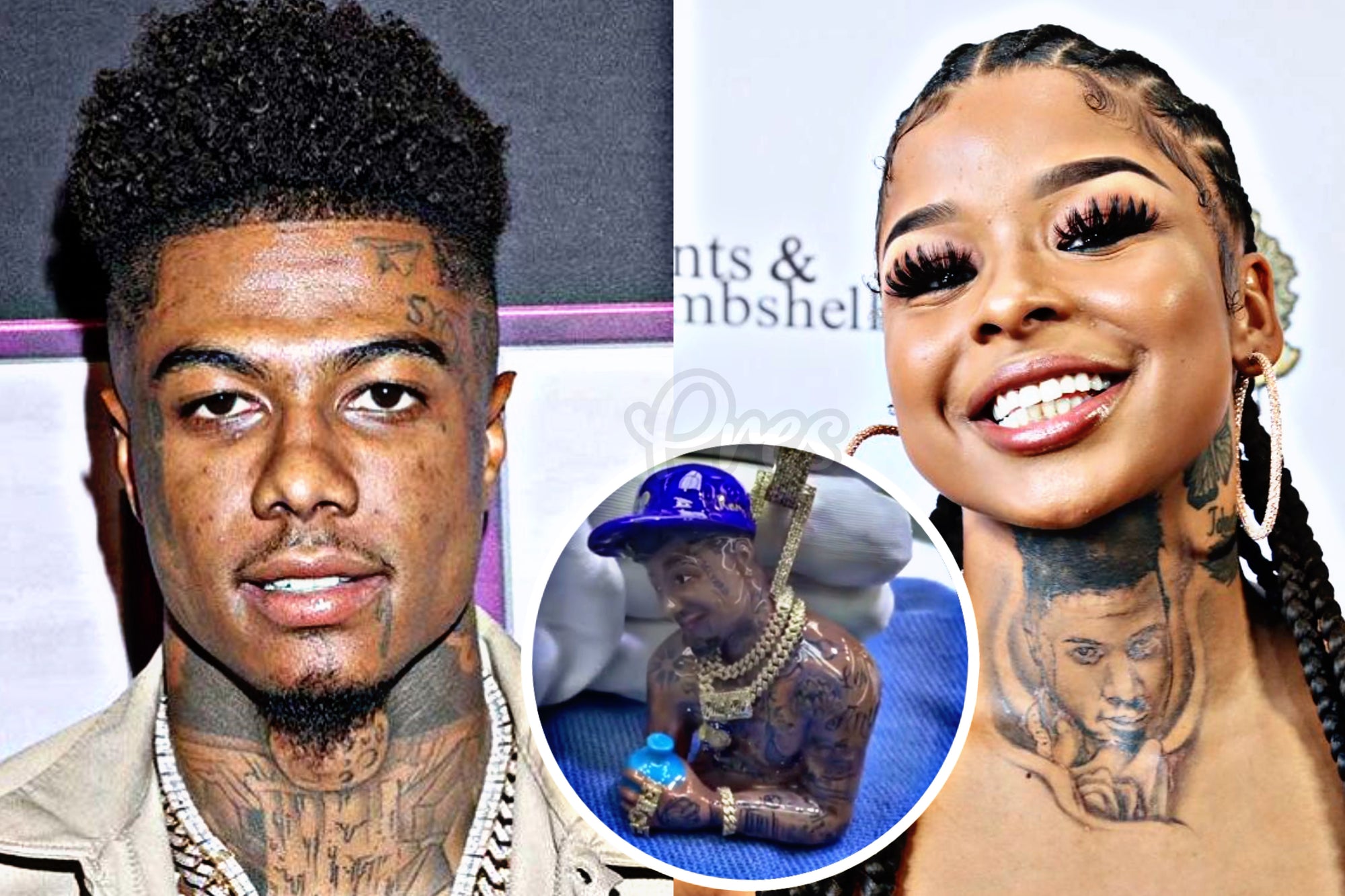 Chrisean Rock Claims She Gave Blueface's Pendant to a Random Stranger in the Bathroom - Gold Presidents