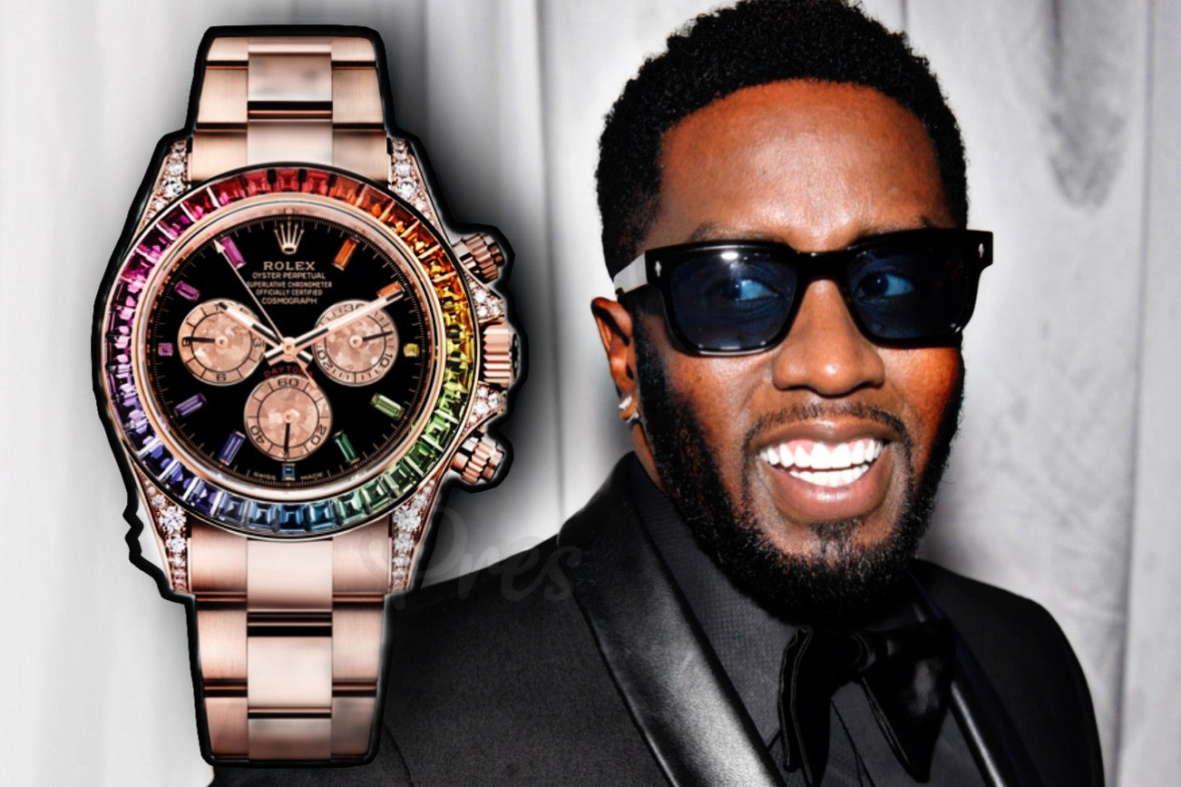 Diddy Wore An Expensive Rolex Daytona at Howard’s Homecoming Weekend Gold Presidents