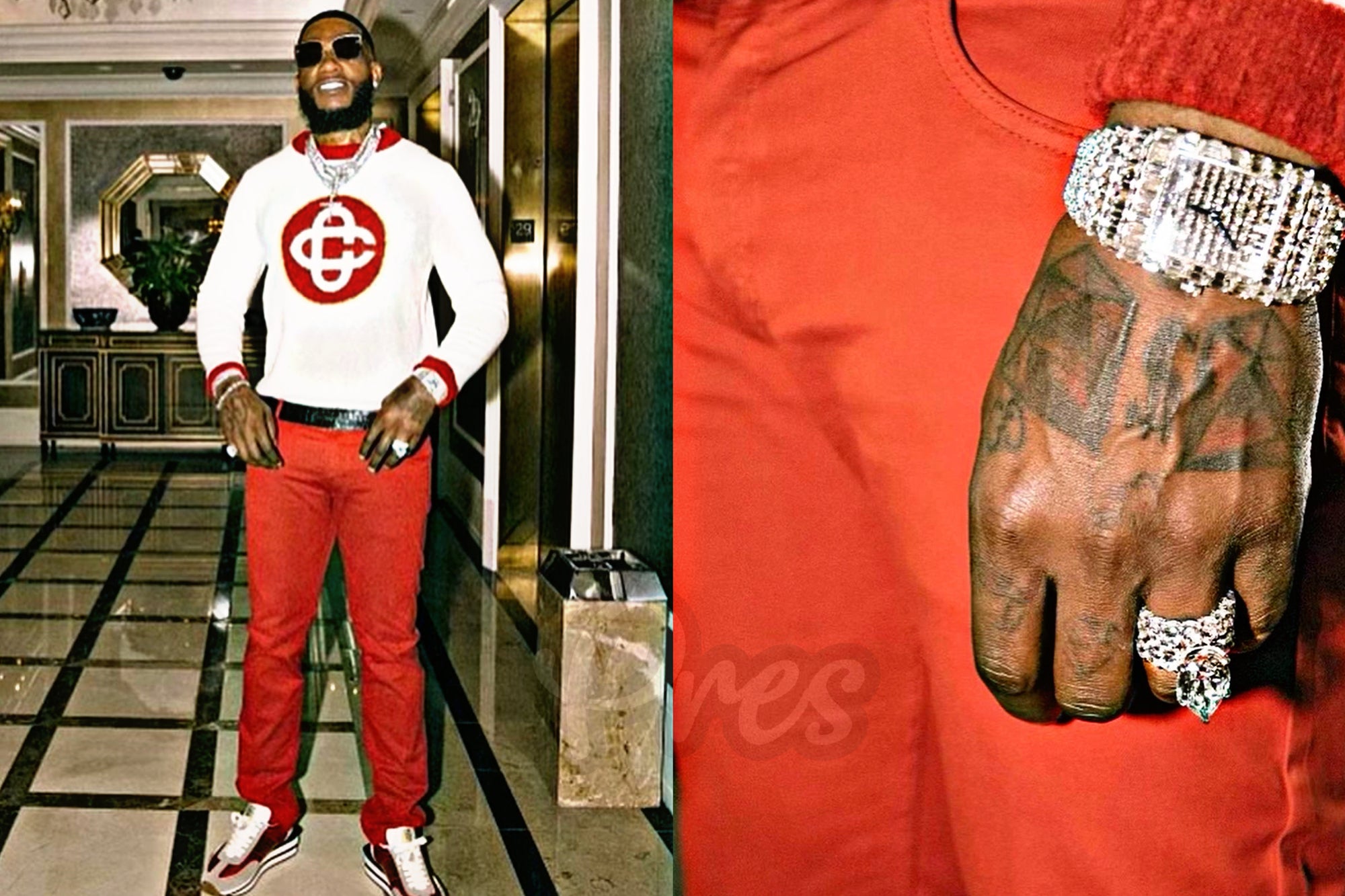 Gucci Mane Showcases His Mysterious '$5 Million' Diamond Watch at Album Release Show - Gold Presidents