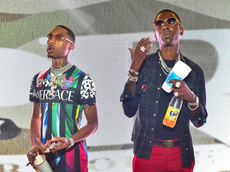 Key Glock Pays Tribute to Young Dolph with Lavish Blue Diamond Jesus Chain | Gold Presidents
