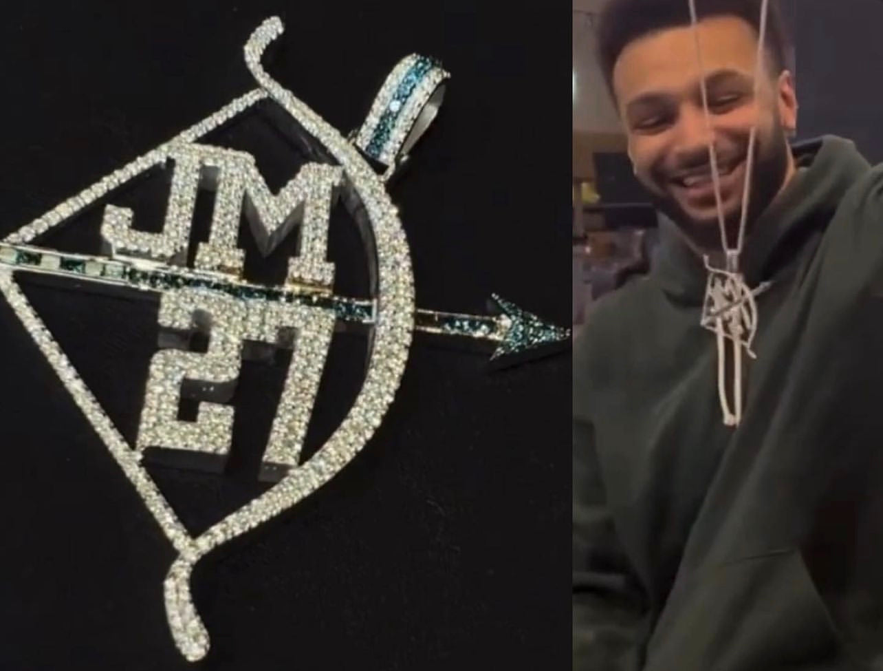 Aaron Gordon Gifts Jamal Murray A Diamond Pendant Ahead Of NBA Finals | Gold Presidents