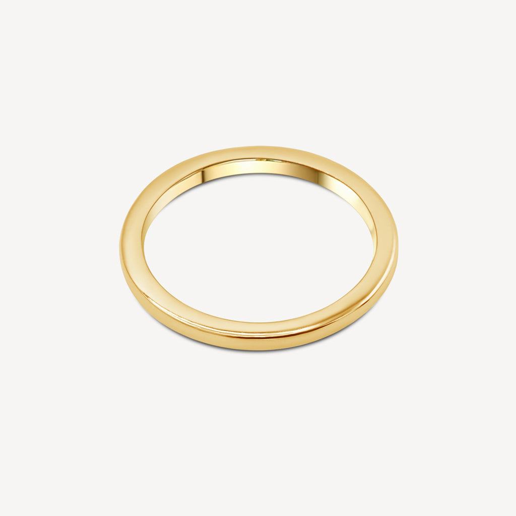 Bague de fiançailles classique en or 10 carats