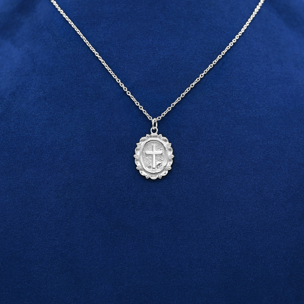 Catholic Saint Benedict Medal Stainless Steel Necklace for Women Men Gold  Color Jesus Cross Chain Jewelry san benito N7913GDS02 - AliExpress