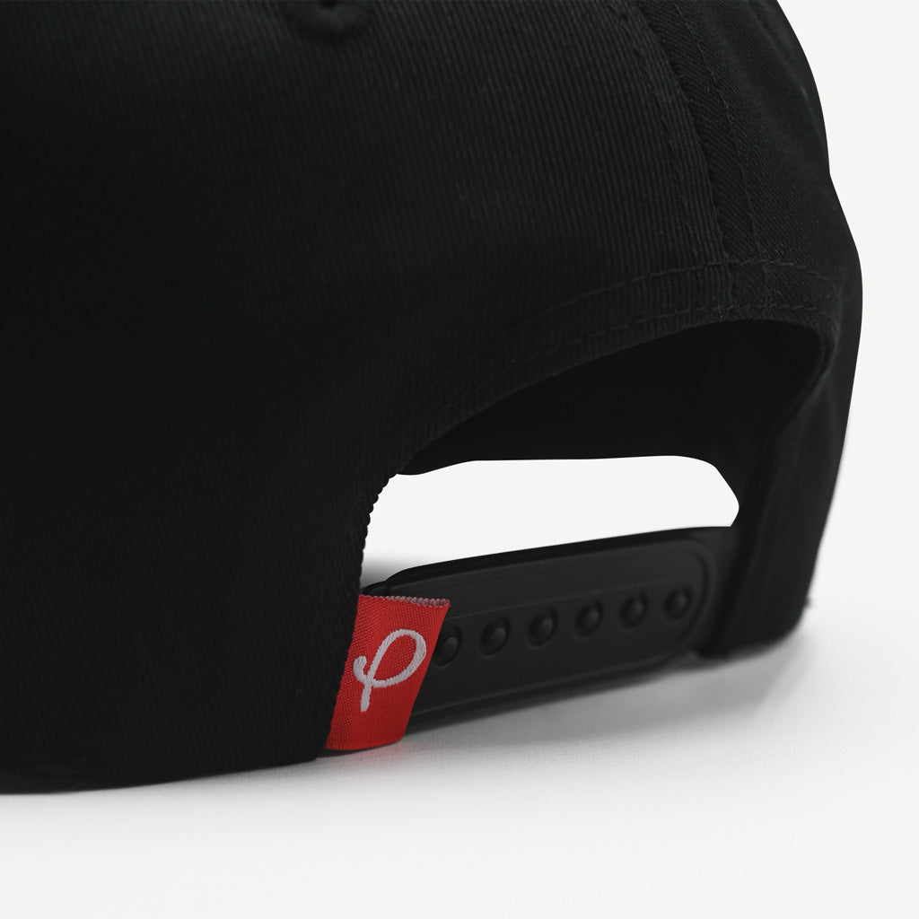 Sombrero dorado con logo Pres