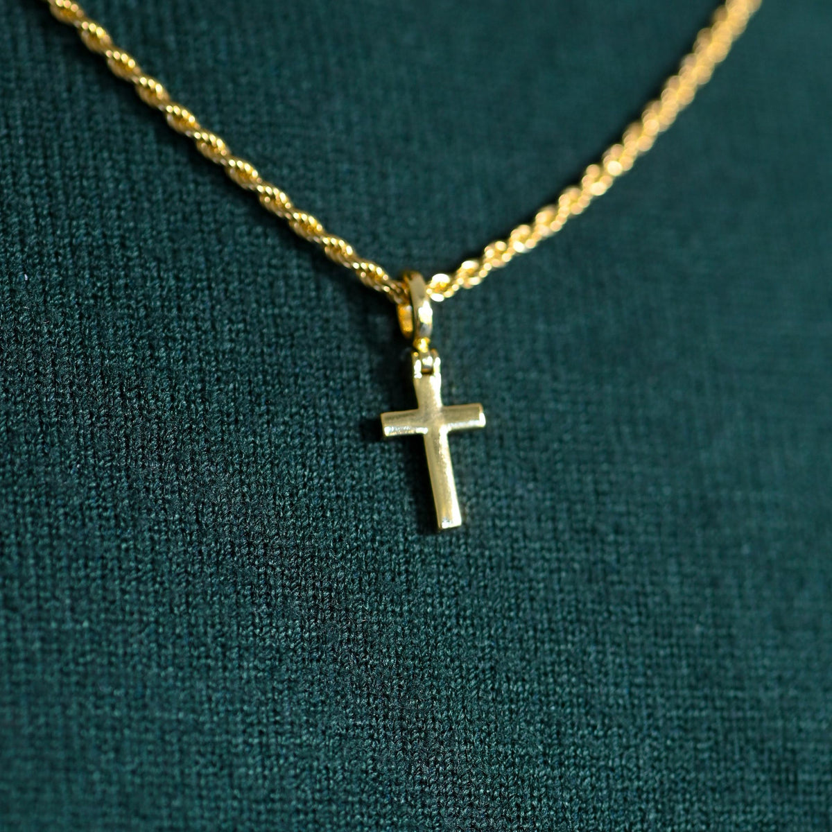 Paquete de collar de cruz de oro (mini)