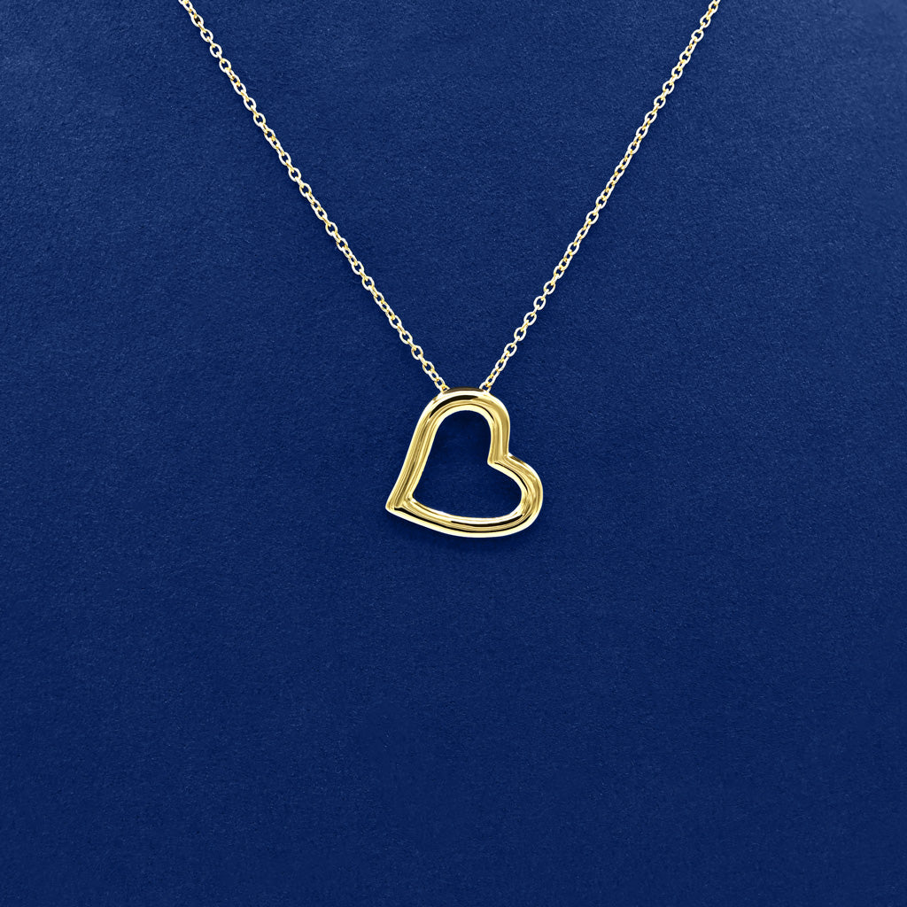 Small Gold Heart Pendant