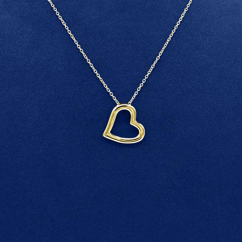 Small Gold Heart Pendant