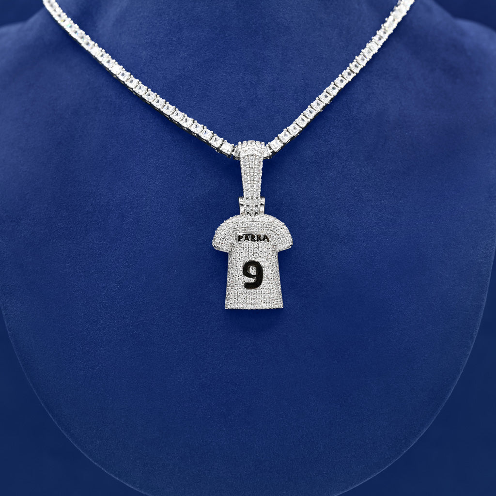 Gold Presidents Custom Name Necklace Custom Gold Soccer Jersey