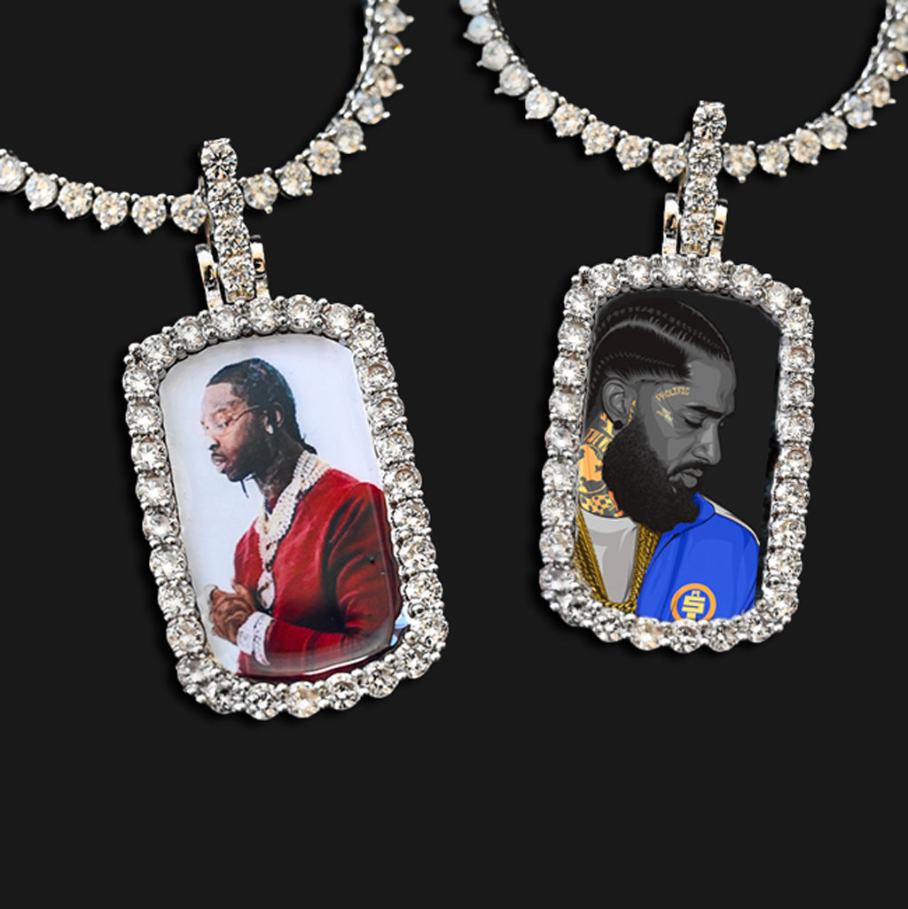 Gold Presidents Custom Picture Necklace Custom Picture Pendant Necklace