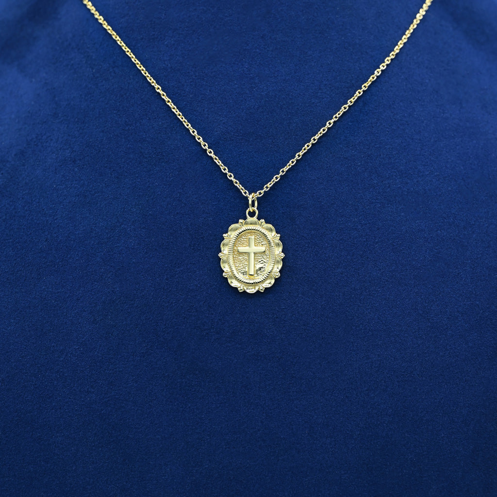 Gold Presidents Gold Cross Pendant Yellow Gold Gold Catholic Cross
