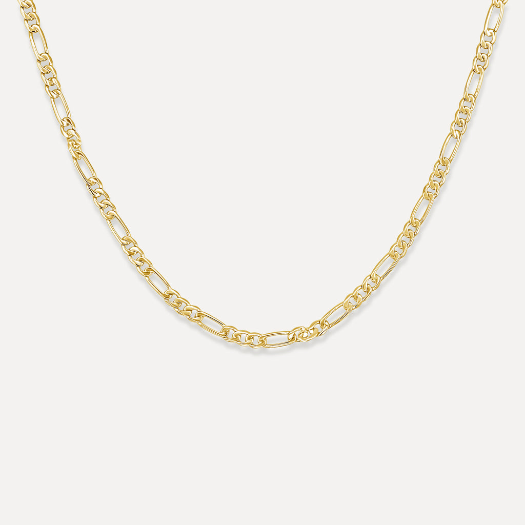 Gold Presidents Gold Rope Chain Yellow Gold / 18" Gold Figaro Chain - 2.5mm