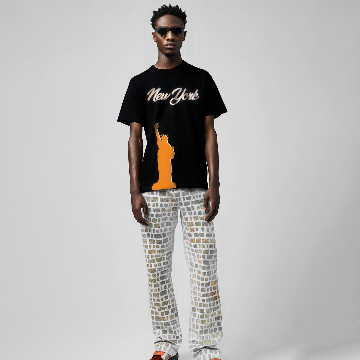 Gold Presidents T Shirt New York Graphic Cotton T-Shirt