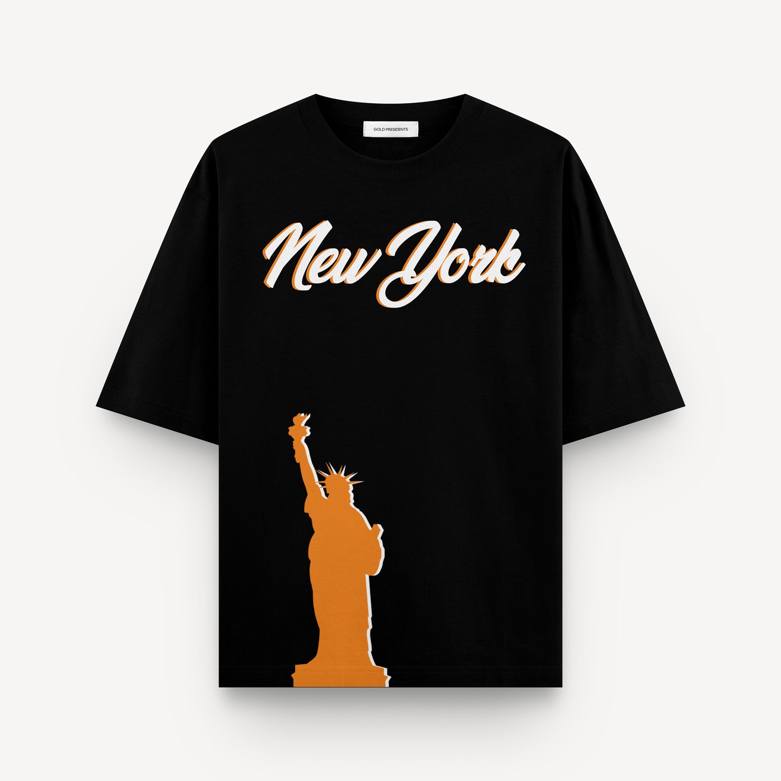 Gold Presidents T Shirt S New York Graphic Cotton T-Shirt