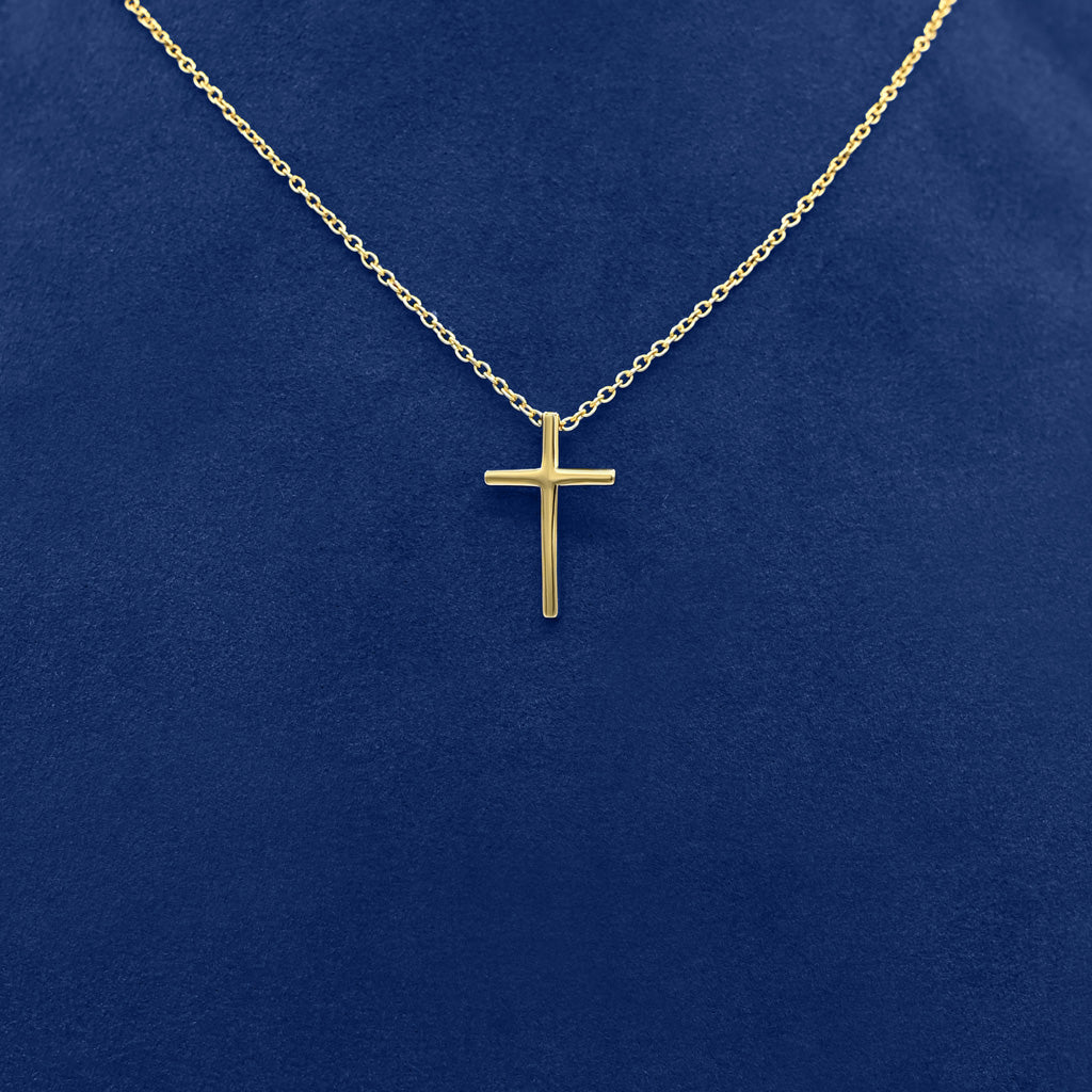 Gold Mini Skinny Cross