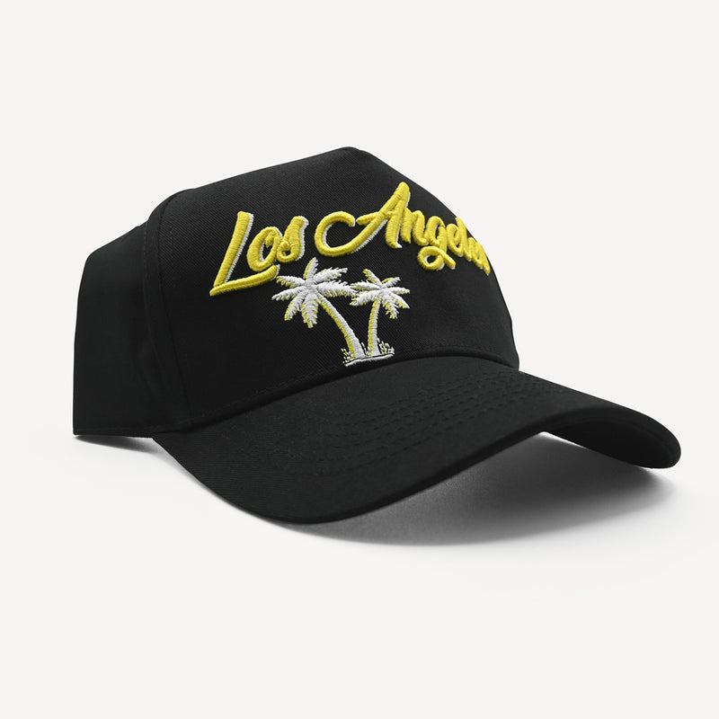 Los Angeles Black Snapback Hat