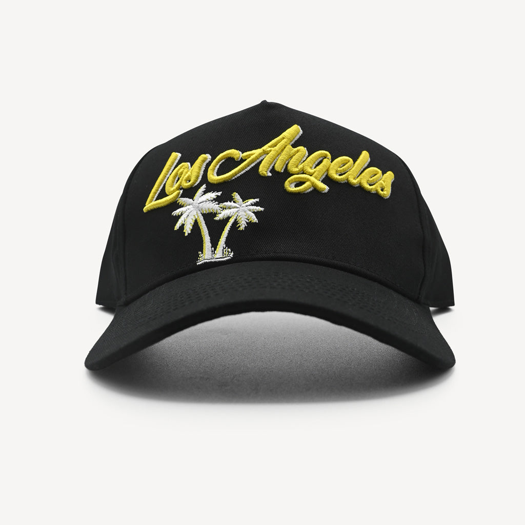 Los Angeles Black Snapback Hat