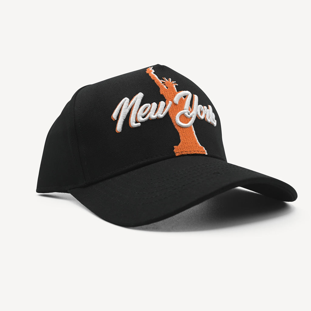 New York Black Snapback Hat