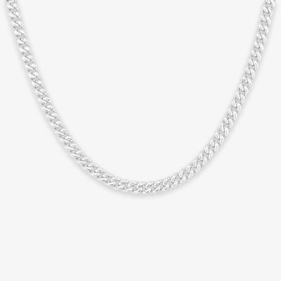 Premium Silver Miami Cuban Link Chain - 5mm