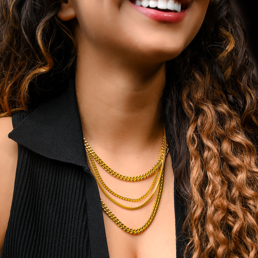 Structured Gold Chain Gold Chains