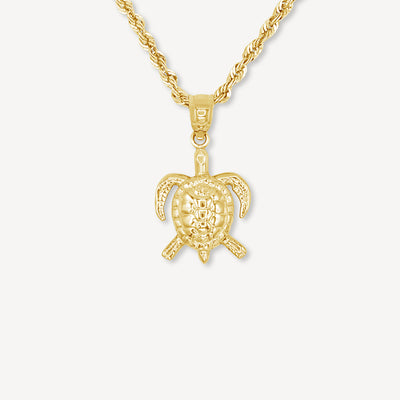 Pendentif tortue en or 10 carats