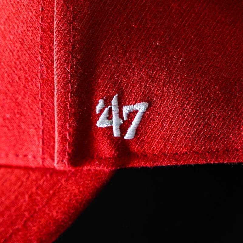 Gold Presidents P X '47 Brand MVP Hat - Red